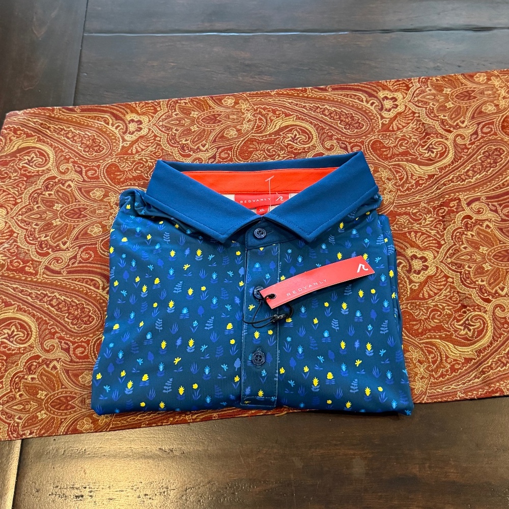 Redvanly Men's XL Ashland Admiral Performance Polo MSRP $110